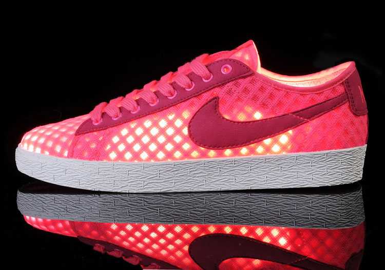 Nike Blazer Low Chaussures 2013 Summer Light Breathable Pink Rose